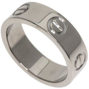 CARTIER 18k Silver Love Ring #49